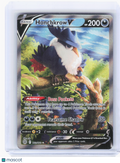 2022 Pokemon—Honchkrow V #162 Brilliant Stars—Ultra Rare Holo