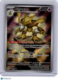 2025 Pokemon—Alakazam #09 Mega Evolution—Black Star Promo Holo