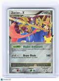 2021 Pokemon—Zacian LV.X #SWSH135 Sword & Shield—Black Star Promo (25th Anni)