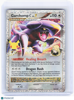 2021 Pokemon—Garchomp C LV.X #145 Celebrations: Classic Collection—Ultra Holo