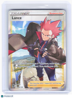 2022 Pokemon—Lance #192 Silver Tempest—Ultra Rare Holo