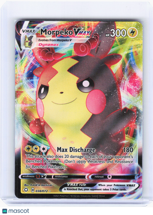 2021 Pokemon—Morpeko VMAX #38 Shining Fates—Ultra Rare Holo