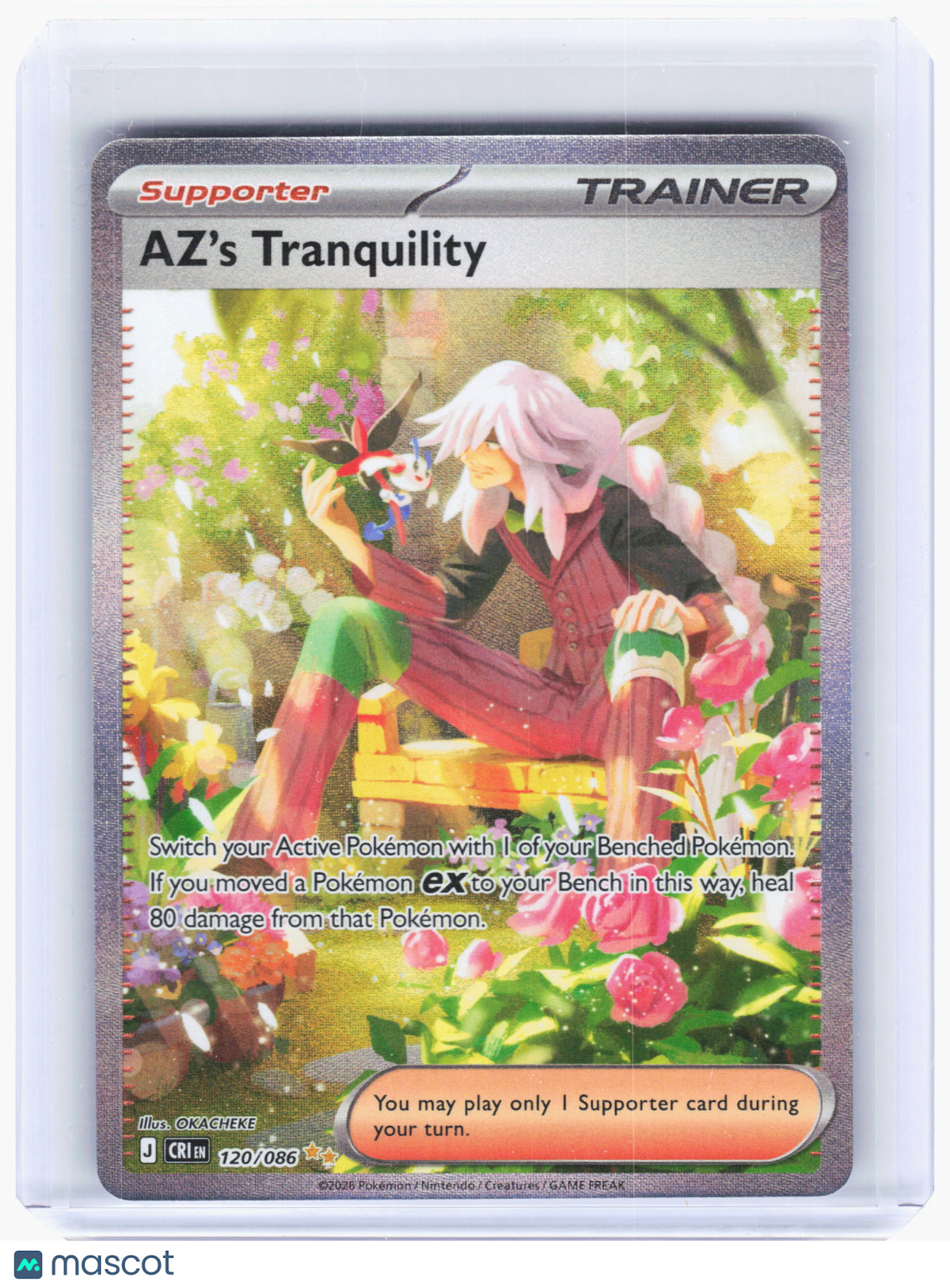 2026 Pokemon—AZ's Tranquility #120 Chaos Rising—Special Illustration Rare Holo