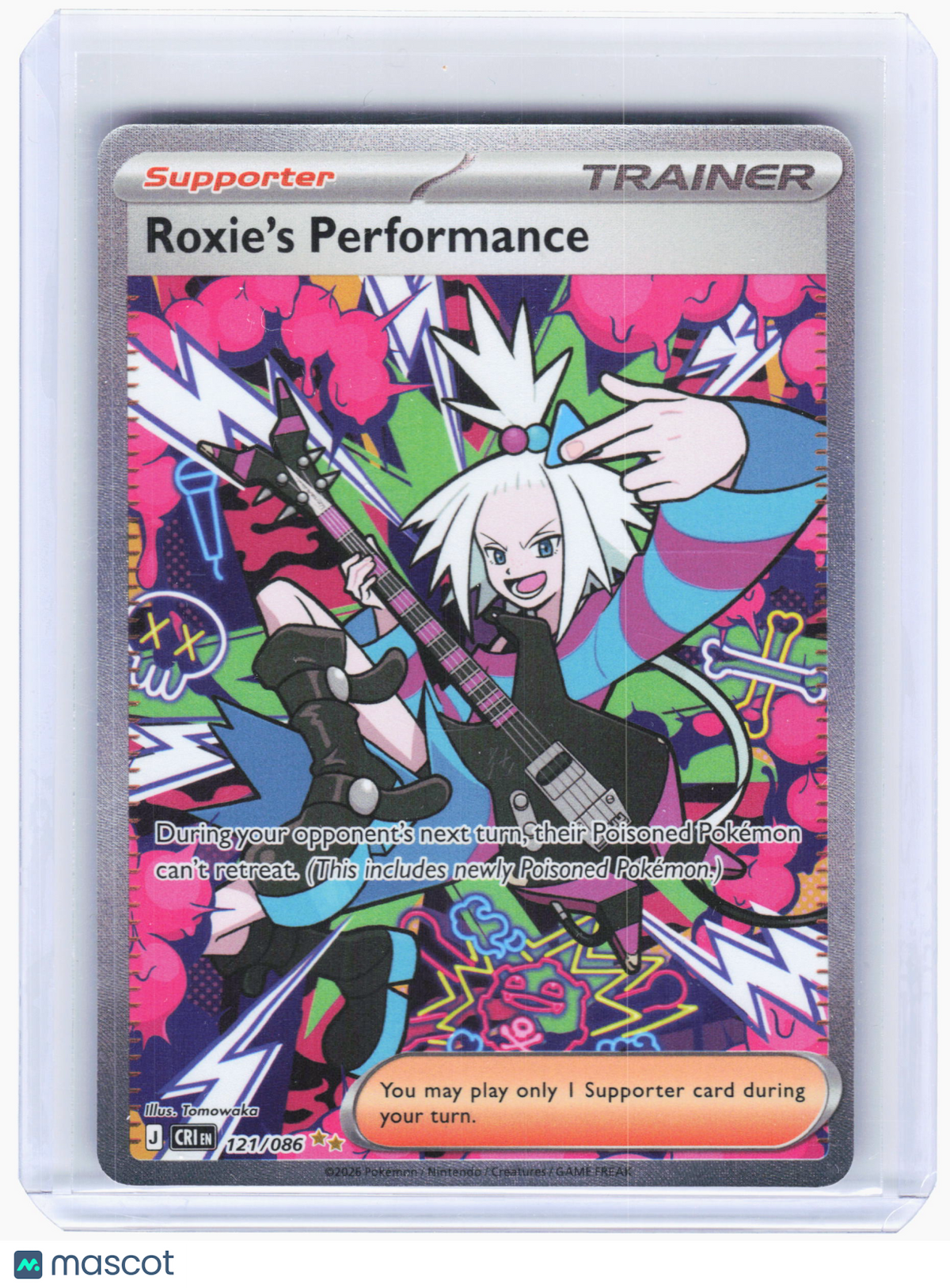 2026 Pokemon—Roxie's Performance #121 Chaos Rising—Special Illustration Rare