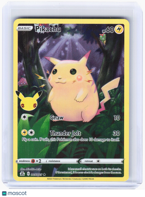 2021 Pokemon—Pikachu #5 Celebrations—Rare Holo (25th Anniversary)