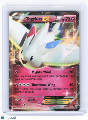 2016 Pokemon—Togekiss EX #83 BREAKpoint—Ultra Rare Holo