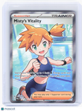 2026 Pokemon—Misty's Vitality #111 Pitch Black—Ultra Rare Holo