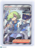 2024 Pokemon—Ciphermaniac's Codebreaking #198 Temporal Forces—Ultra Rare Holo