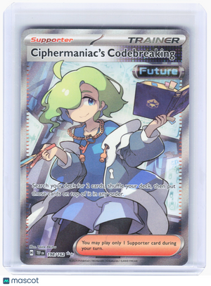 2024 Pokemon—Ciphermaniac's Codebreaking #198 Temporal Forces—Ultra Rare Holo