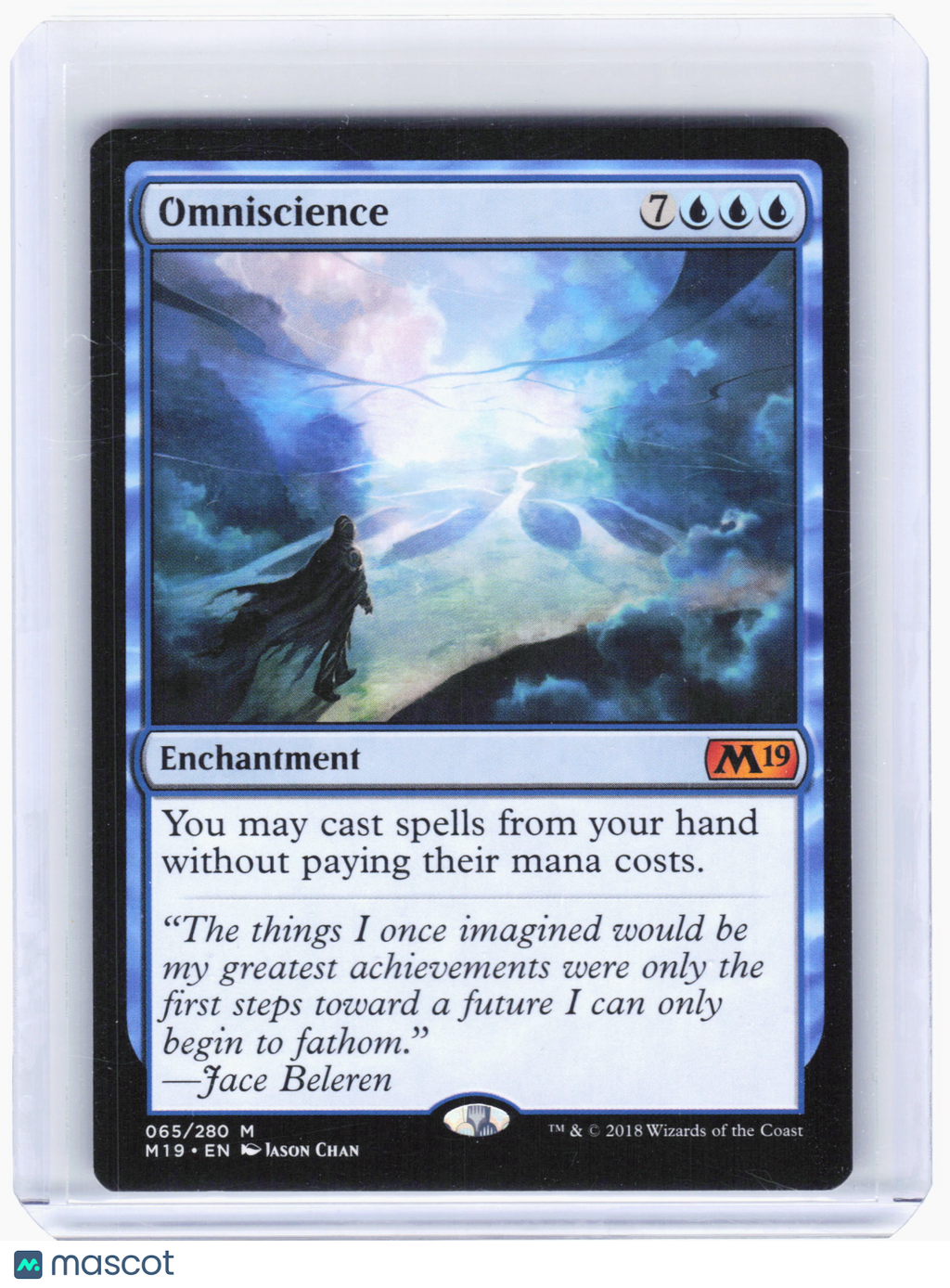 2018 Magic: The Gathering—Omniscience #65 Core Set 2019—Mythic Nonfoil