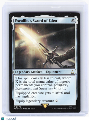 2024 Magic: TG—Excalibur, Sword of Eden #72 Assassin's Creed—Rare Nonfoil
