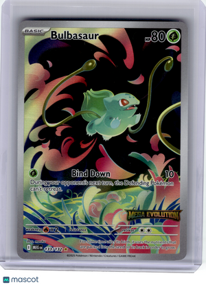 2025 Pokemon—Bulbasaur #133 Mega Evolution—Illustration Rare Holo [Stamped]