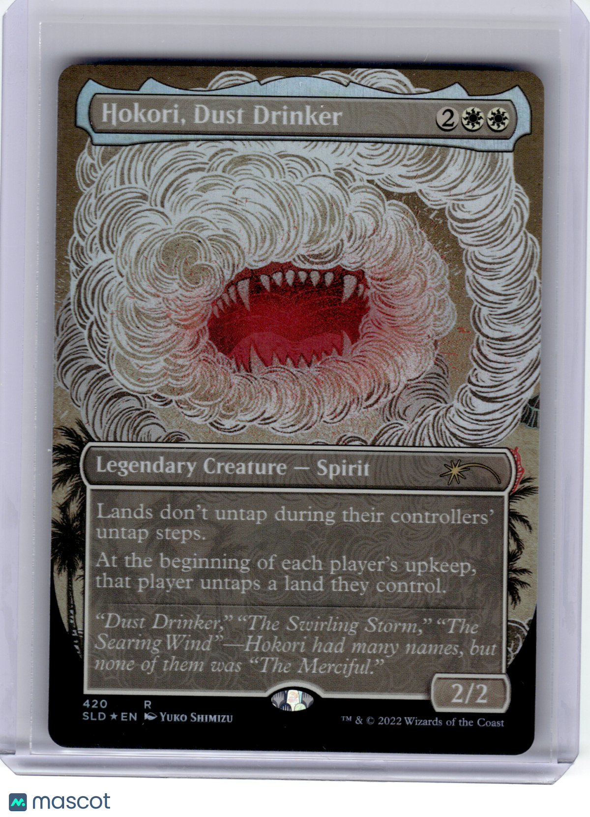 2022 Magic: TG—Hokori, Dust Drinker #420 Secret Lair Drop—Rare Foil Borderless