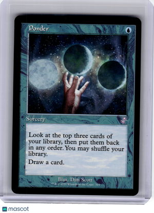 2020 Magic: The Gathering—Ponder #315 Time Spiral Remastered—Special Non-Foil