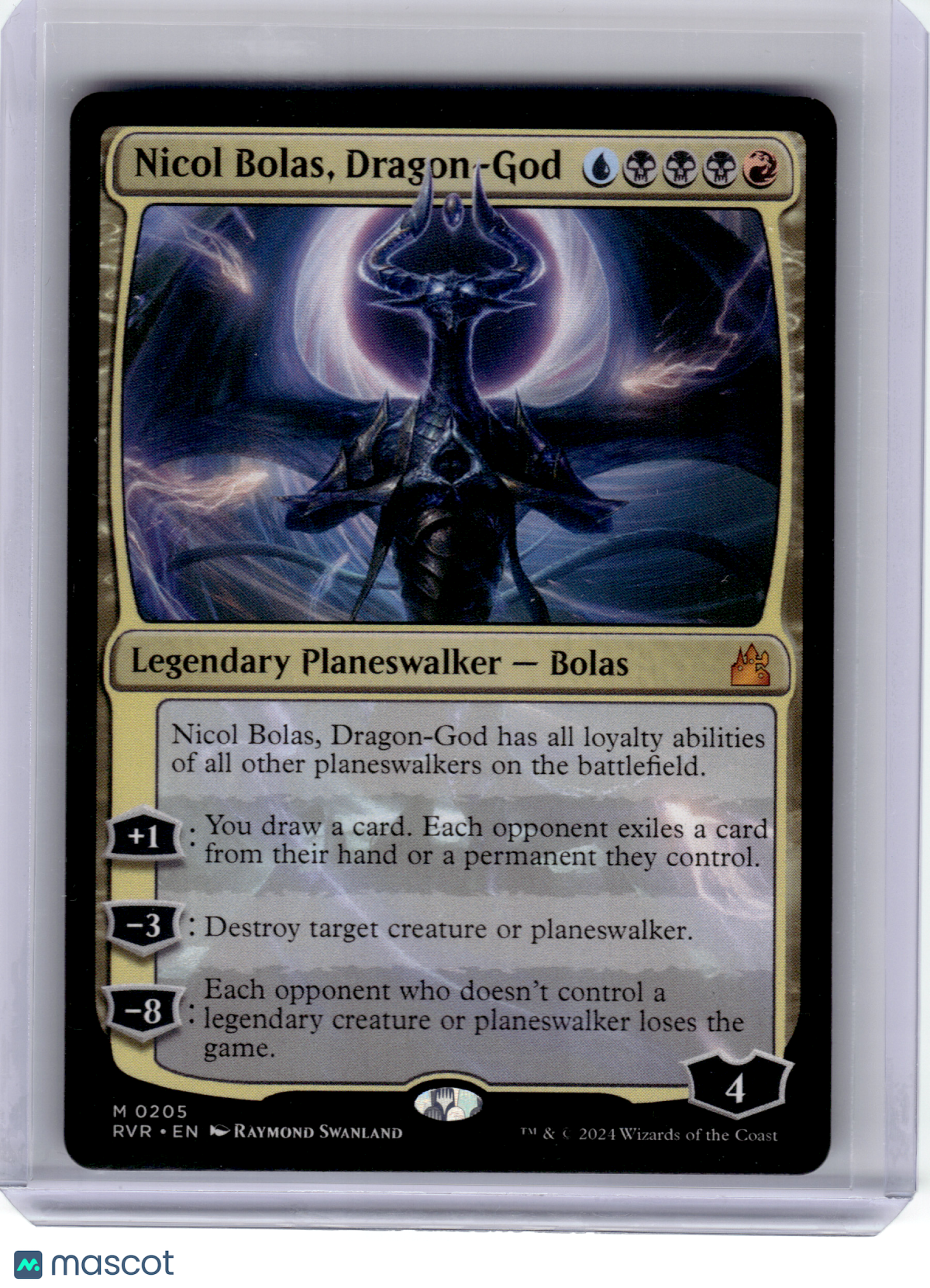 2024 Magic: The Gathering—Nicol Bolas #205 Ravnica Remastered—Mythic Non-Foil