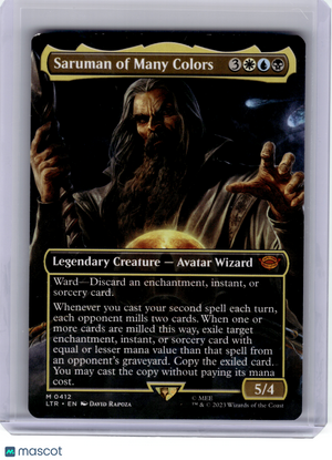 2023 Magic: TG—Saruman of Many Colors #412 Lord of the Rings—Non-Foil [MP]