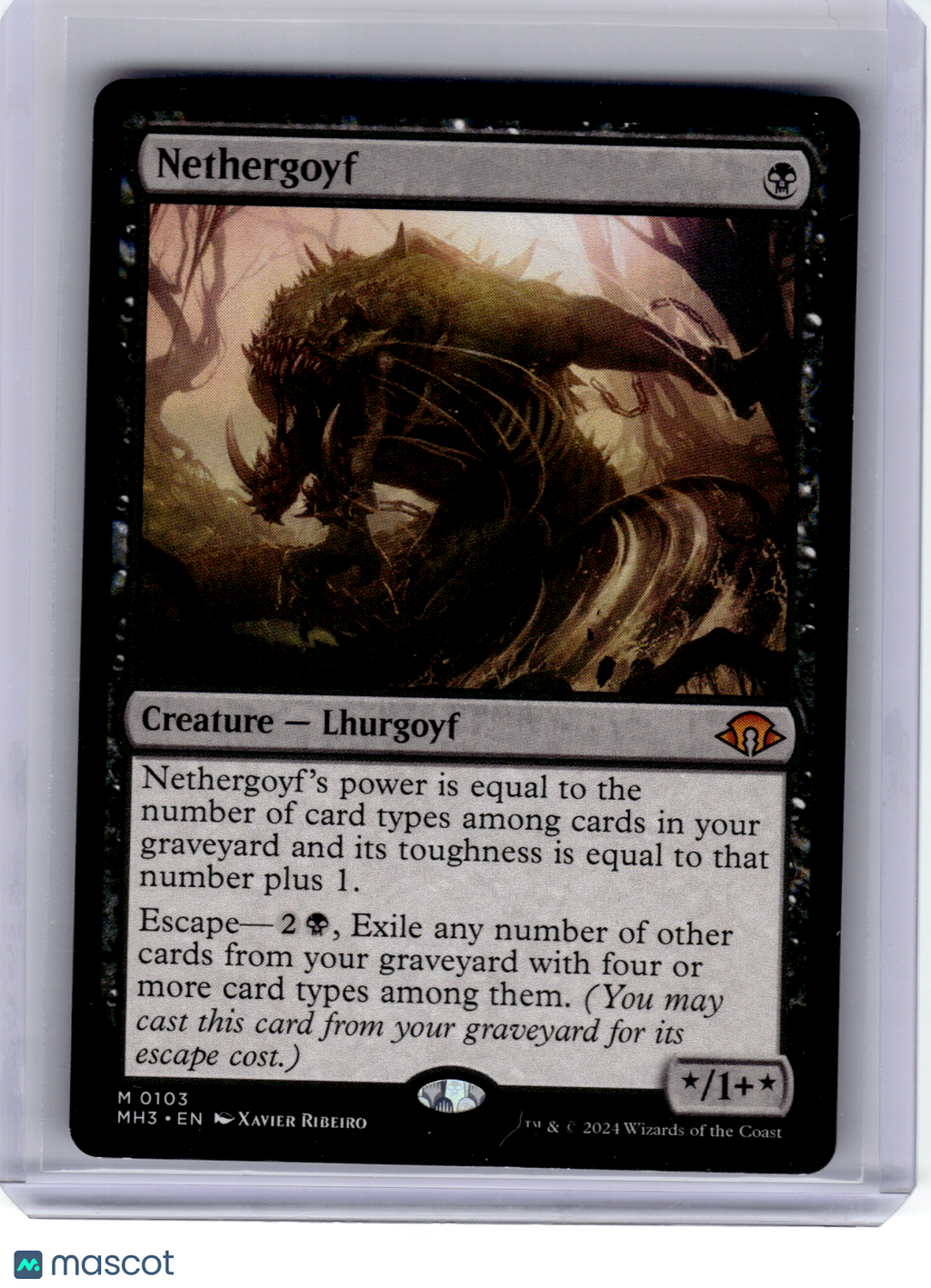 2024 Magic: The Gathering—Nethergoyf #103 Modern Horizons 3—Mythic Non-Foil
