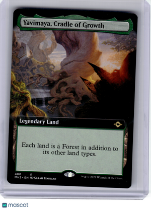 2021 MtG—Yavimaya, Cradle of Growth #480 Modern Horizons 2—Non-Foil Extended Art