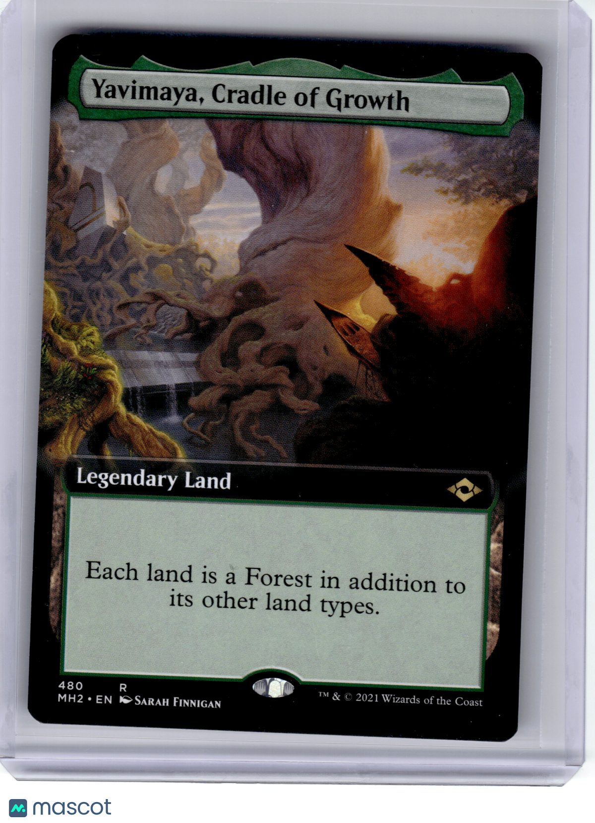 2021 MtG—Yavimaya, Cradle of Growth #480 Modern Horizons 2—Non-Foil Extended Art