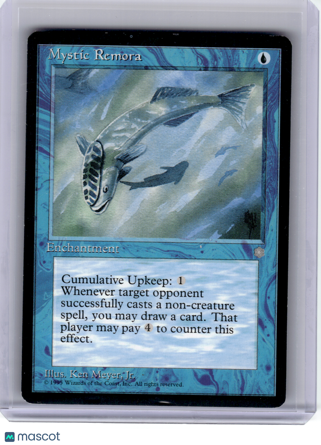 1995 Magic: TG—Mystic Remora #87 Ice Age—Common Non-Foil [Moderately Played]