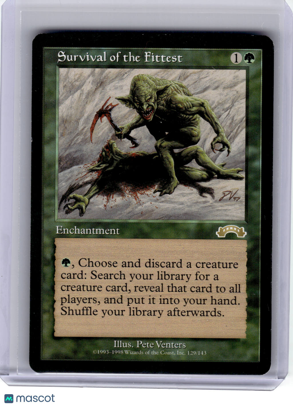 1998 Magic: TG—Survival of the Fittest #129 Exodus—Non-Foil [Moderately Played]