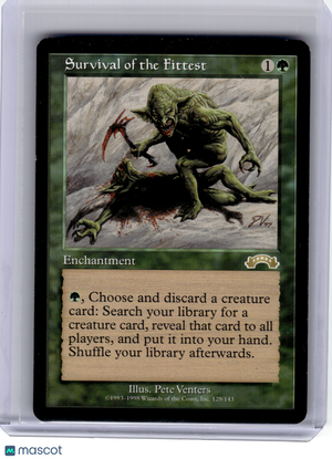 1998 Magic: TG—Survival of the Fittest #129 Exodus—Non-Foil [Moderately Played]