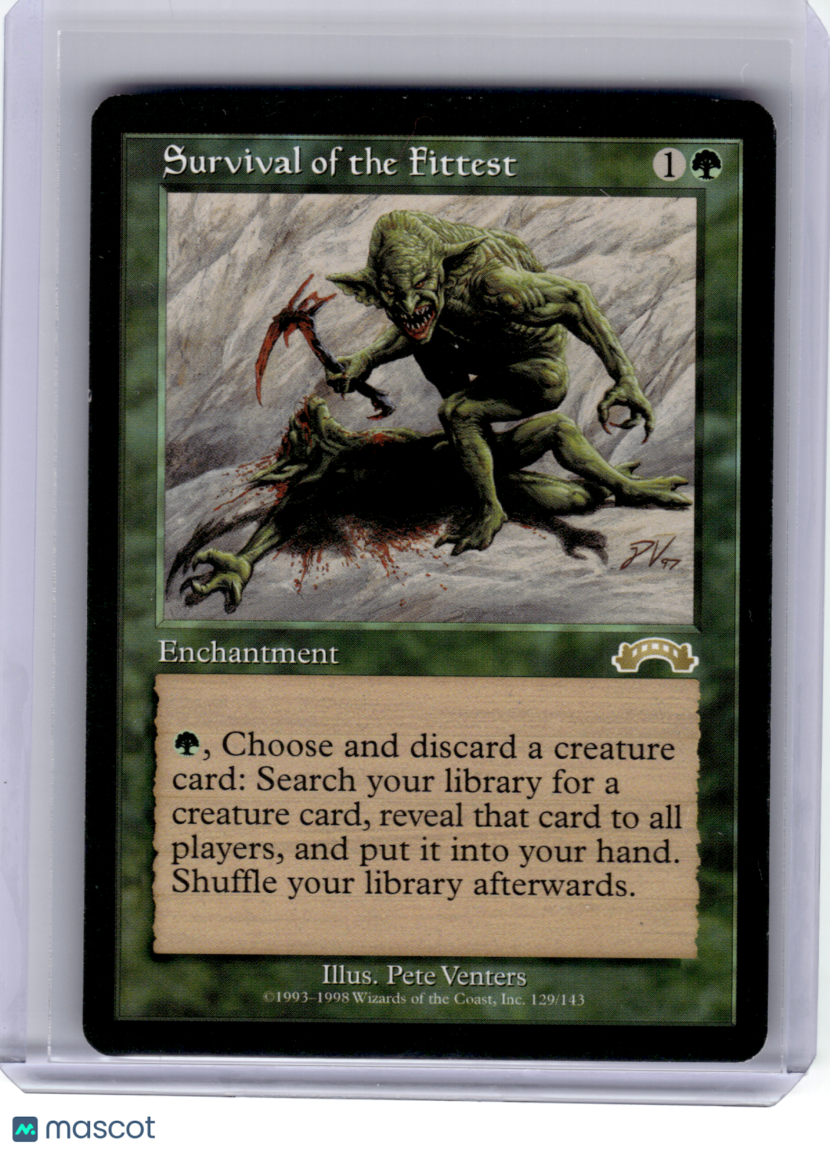 1998 Magic: TG—Survival of the Fittest #129 Exodus—Non-Foil [Moderately Played]
