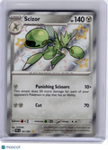 2024 Pokemon—Scizor #191 Paldean Fates—Shiny Rare Holo