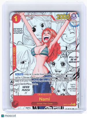 2024 One Piece Card Game—Nami (Manga) #OP01-016 The Best Vol. 1—Rare Foil