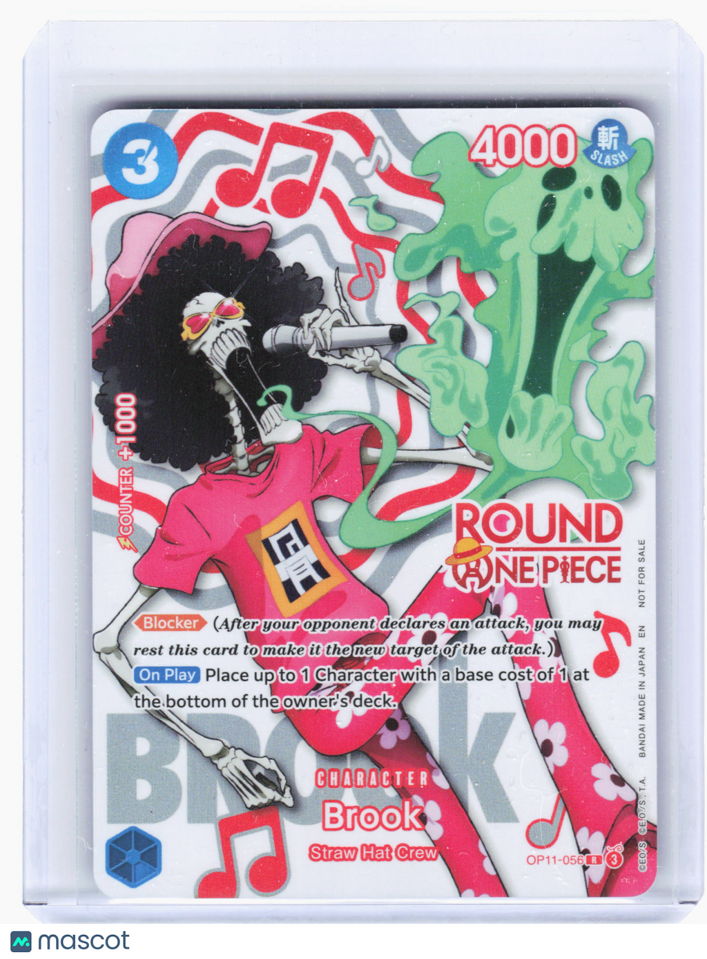 2025 OP Card Game—Brook #OP11-056 One Piece Promotion Cards—Rare (Round 1 Promo)