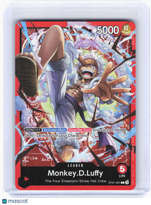 2025 One Piece Card Game—Monkey.D.Luffy #ST21-001 Starter Deck Ex Gear 5—L Foil