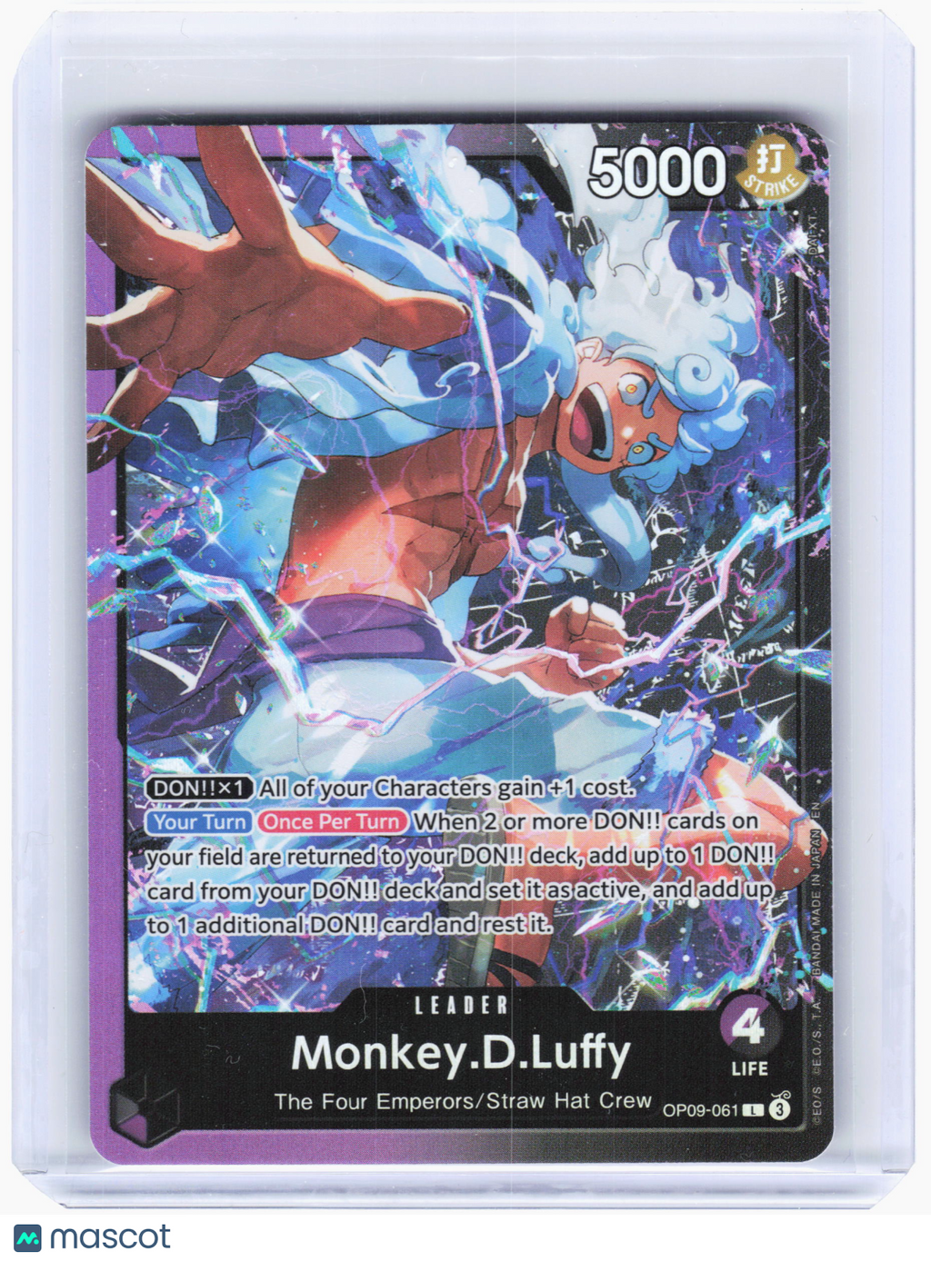 2026 OP Card Game—Monkey.D.Luffy #OP09-061 Starter Deck 26 PURPLE/BLACK—L Foil