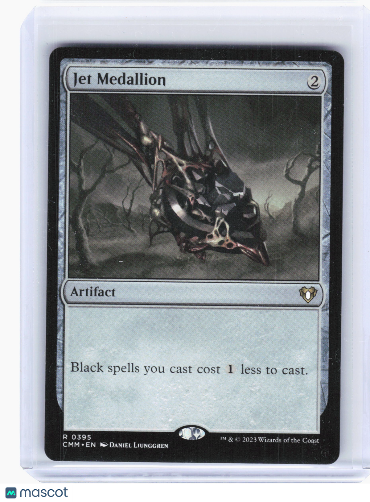 2023 Magic: The Gathering—Jet Medallion #395 Commander Masters—Rare Nonfoil