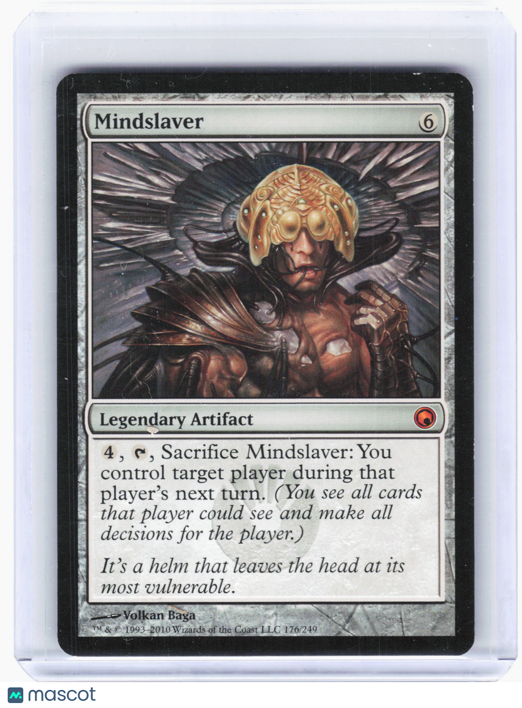 2010 Magic: The Gathering—Mindslaver #176 Scars of Mirrodin—Mythic Nonfoil [LP]