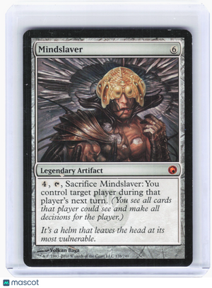2010 Magic: The Gathering—Mindslaver #176 Scars of Mirrodin—Mythic Nonfoil [LP]