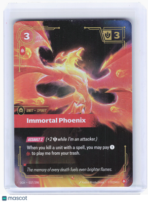 2025 Riftbound: League of Legends TCG—Immortal Phoenix #37 Origins—Epic Foil