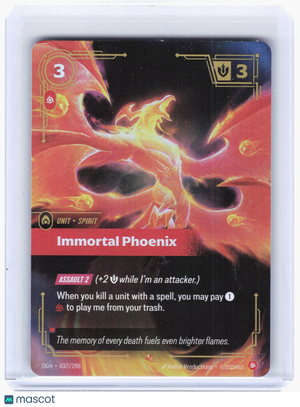 2025 Riftbound: League of Legends TCG—Immortal Phoenix #37 Origins—Epic Foil