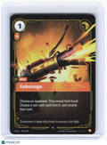 2025 Riftbound: League of Legends TCG—Sabotage #156 Origins—Rare Foil