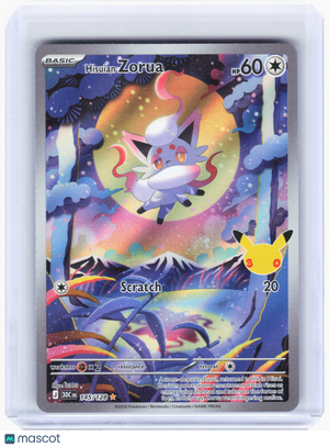 2026 Pokemon—Hisuian Zorua #145 30th Celebration—Illustration Rare Holo