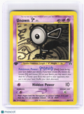2001 Pokemon—Unown [F] #48 Neo Discovery—Uncommon Nonholo (1st Edition)
