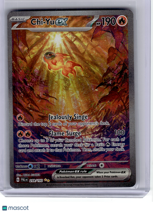 2023 Pokemon—Chi-Yu ex #259 Paldea Evolved—Special Illustration Rare Holo