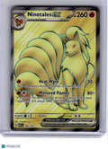 2023 Pokemon—Ninetales ex #186 Scarlet & Violet 151—Ultra Rare Holo