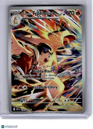 2025 Pokemon—Ethan's Typhlosion #190 Destined Rivals—Illustration Rare Holo