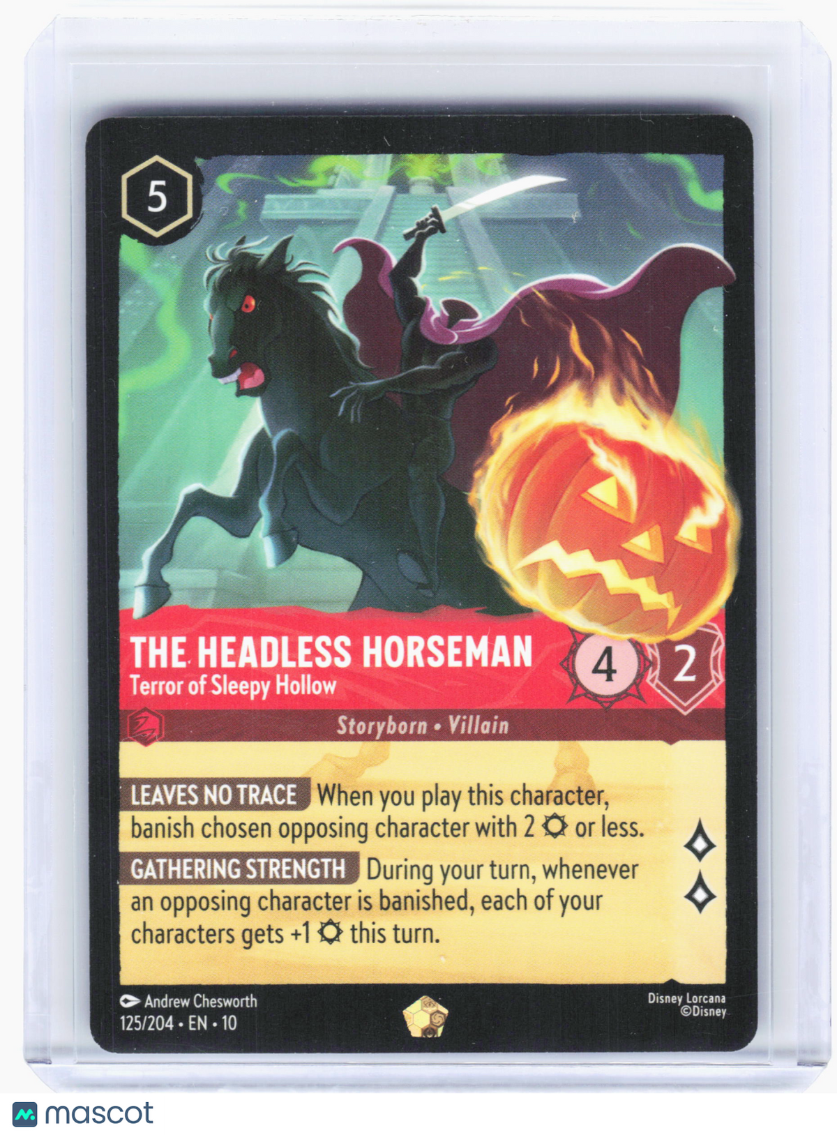 2025 Lorcana TCG—The Headless Horseman #125 Whispers in the Well—L Nonfoil