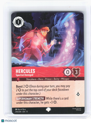 2026 Disney Lorcana—Hercules - Spectral Demigod #214 Winterspell—Epic Foil