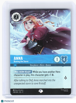 2025 Disney Lorcana—Anna - Braving the Storm #218 Fabled—Epic Foil