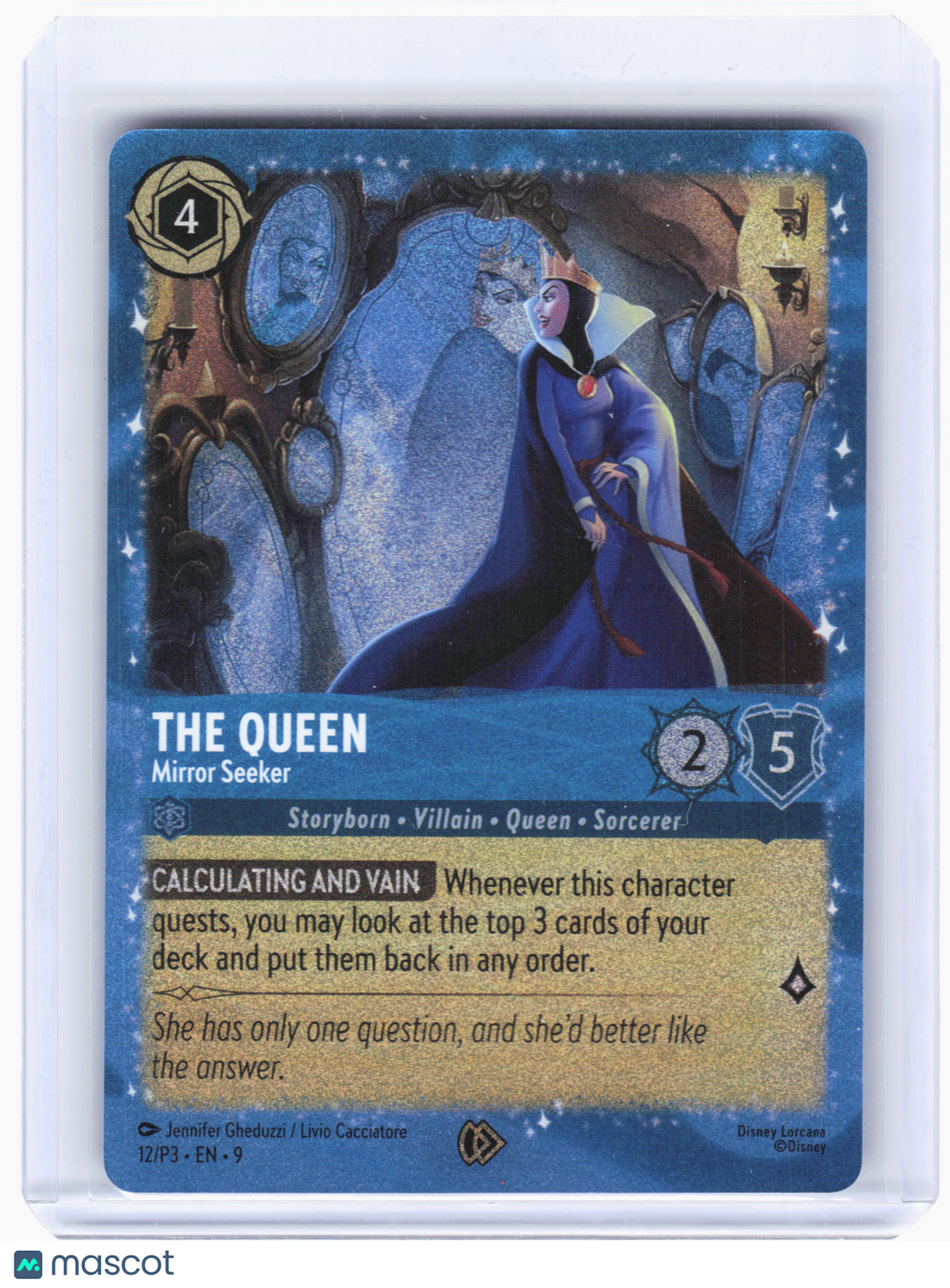2025 Disney Lorcana TCG—The Queen - Mirror Seeker #12—Promo Foil