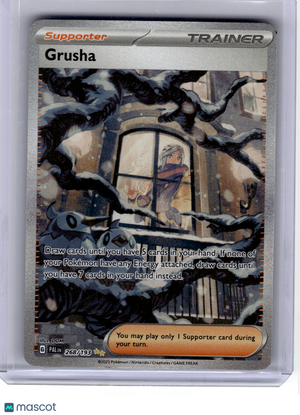2023 Pokemon—Grusha #268 Paldea Evolved—Special Illustration Rare Holo