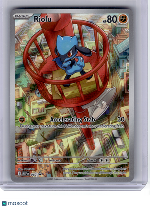 2025 Pokemon—Riolu #010 Mega Evolution Promo—Black Star Promo Holo
