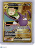 2025 Pokemon—Team Rocket's Crobat ex #242 Destined Rivals—Hyper Rare Gold